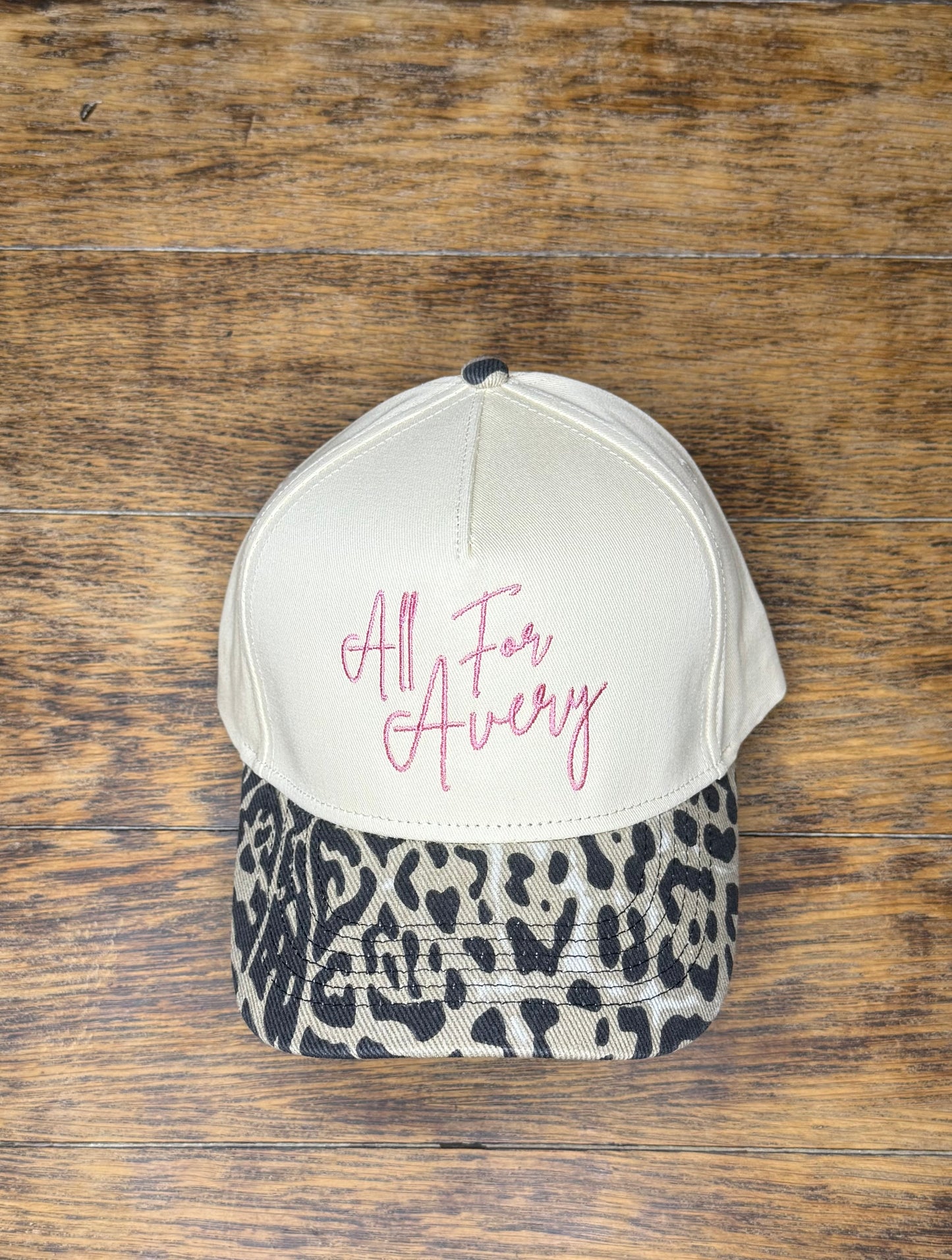 Pink Leopard Hat