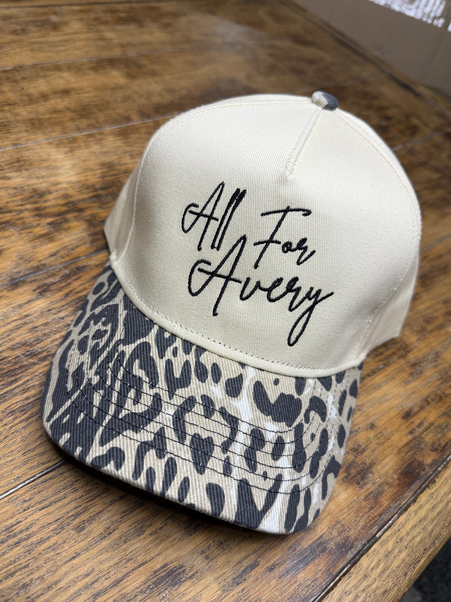 Black Leopard Hat